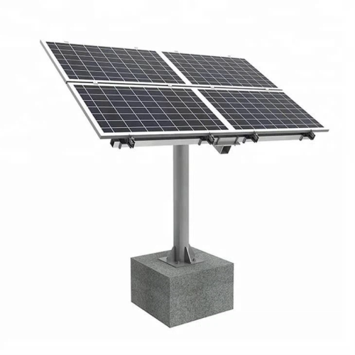 Solar pole mounting system